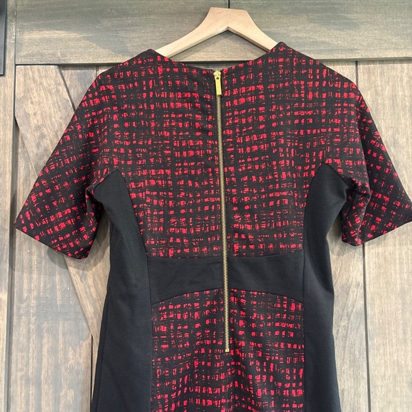 Michael Kors Black Red‎ Dress Size 6 - Picture 4 of 6